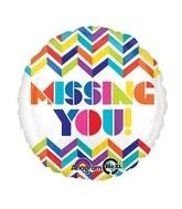 Missing You Foil Balloon 18&quot;