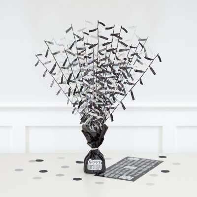Glitz Black Table Centerpiece