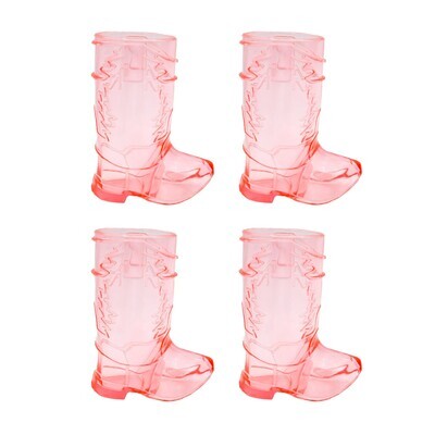 Disco Cowboy Boot Shooter cups, 4ct