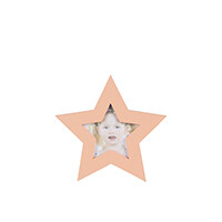Peach Star Picture Frame, 7.5&quot;