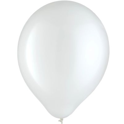 White 12&quot; Latex Balloons, 15ct