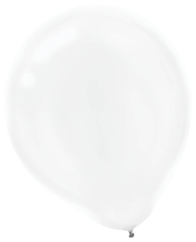 White Pearlized 12&quot; Latex Balloons, 15ct
