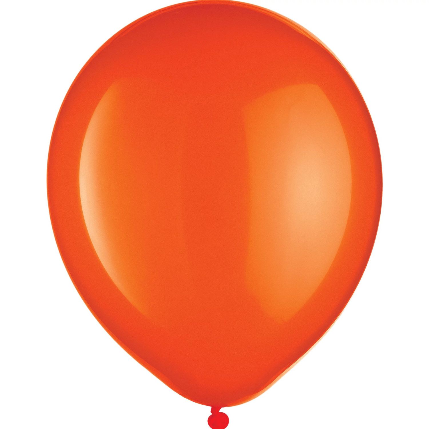 Orange Peel 12&quot; Solid Latex Balloons, 15ct