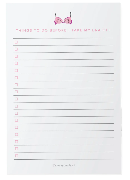 Bra Note Book