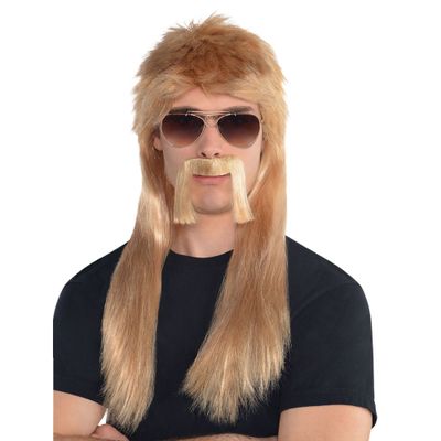 Mullet Truck Driver Wig Kit