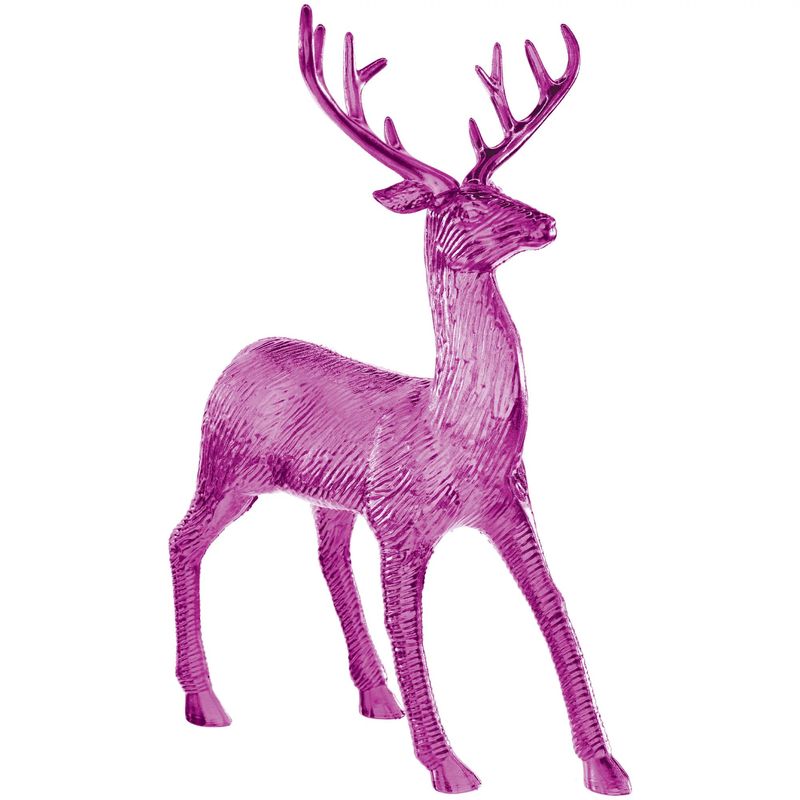 Electroplated Pink Reindeer