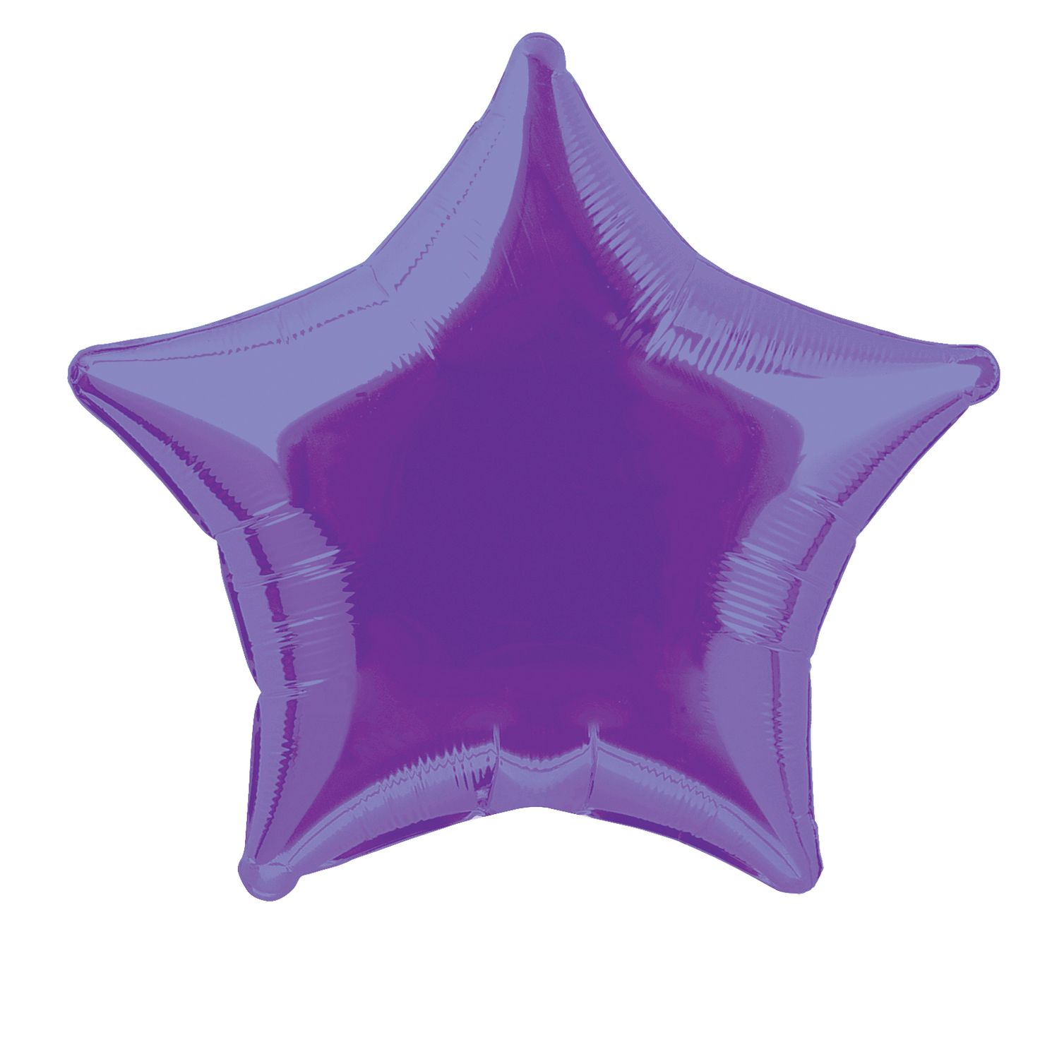 Deep Purple Solid Star Foil Balloon 20&quot;