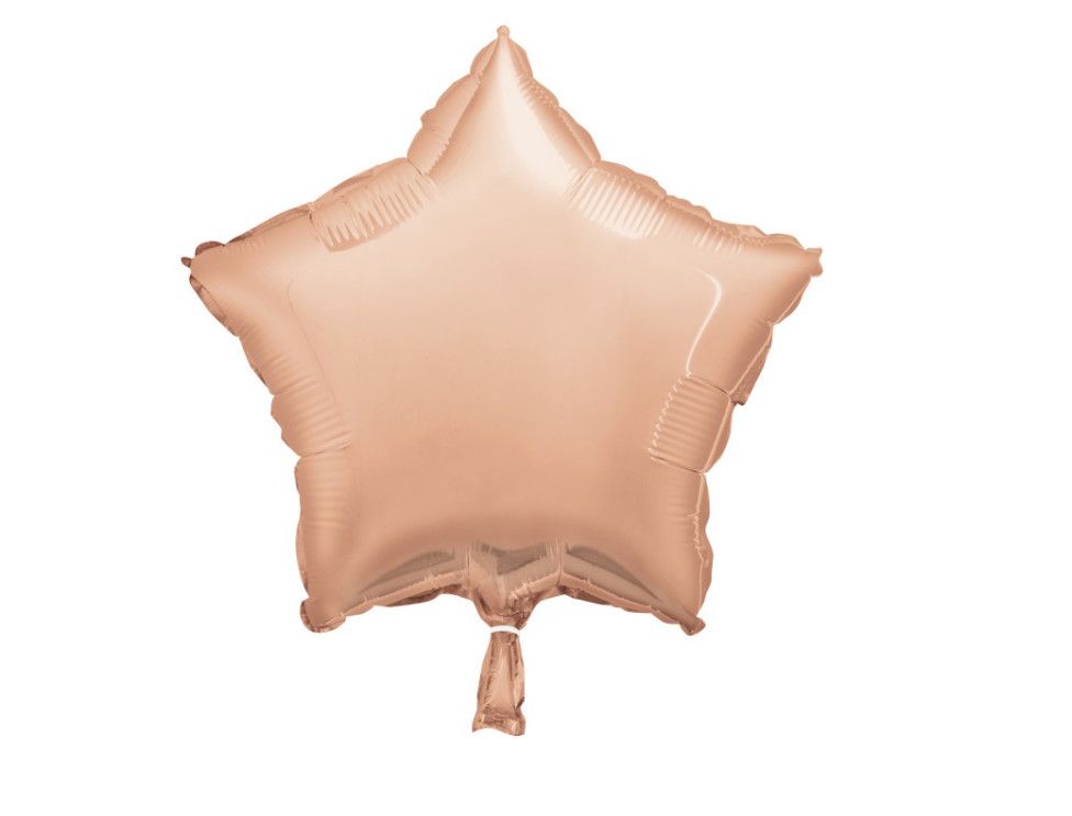 Rose Gold Star Foil Balloon 18&quot;