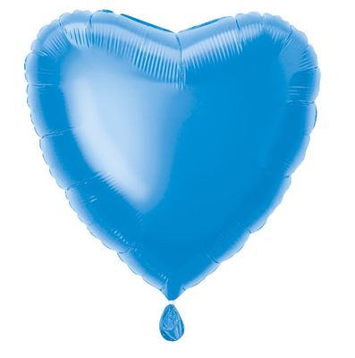 Royal Blue Solid Heart Foil Balloon 18&quot;