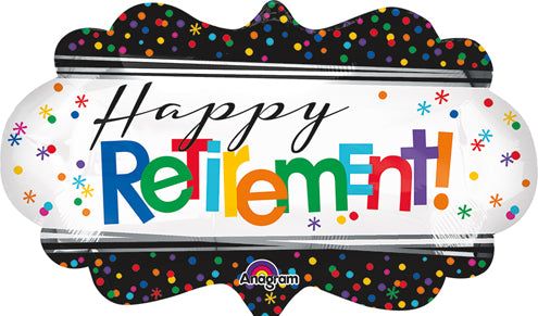 27" Jumbo Officially Retired Balloon