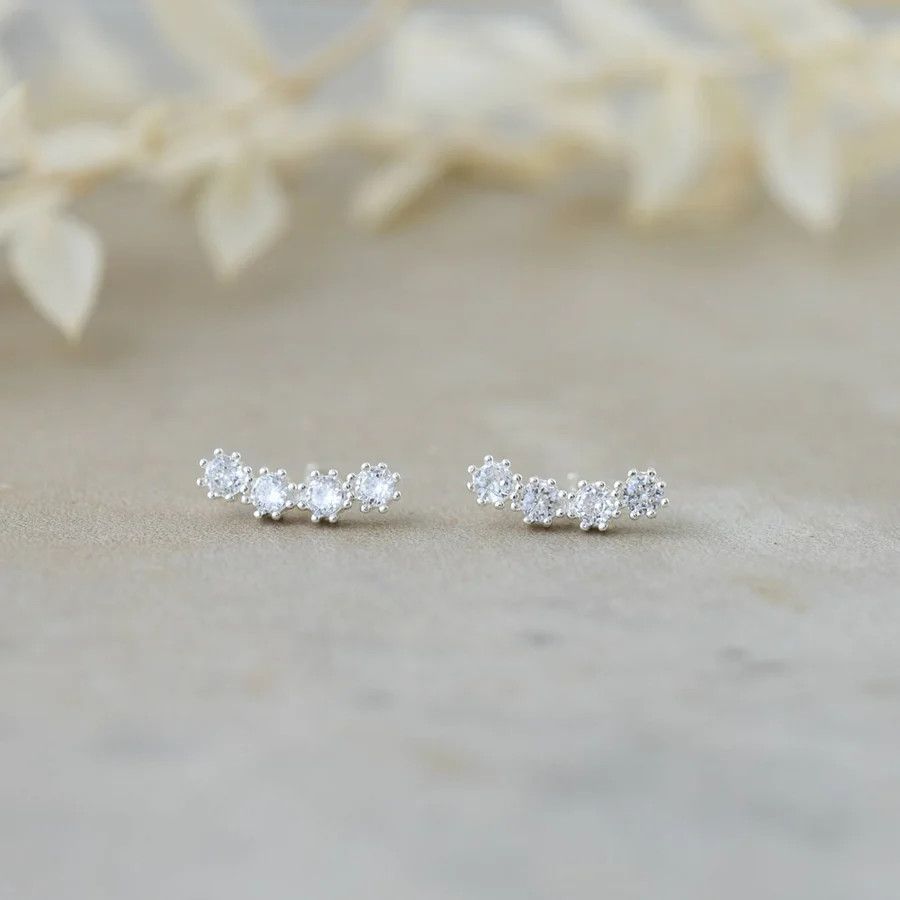 Retrograde Studs - Silver