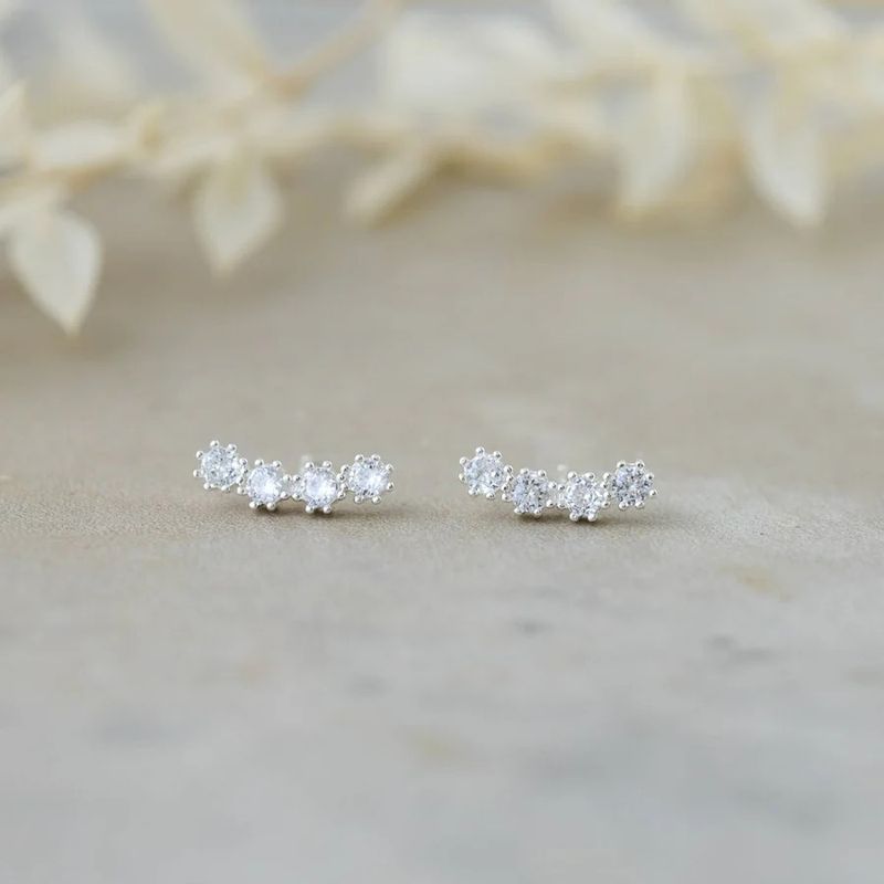 Retrograde Studs - Silver