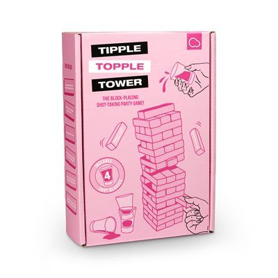 Pink Jenga Tower