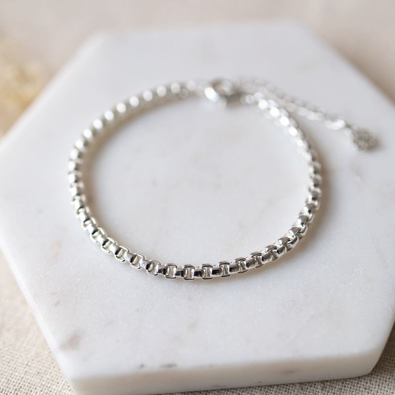 Cord Bracelet - silver