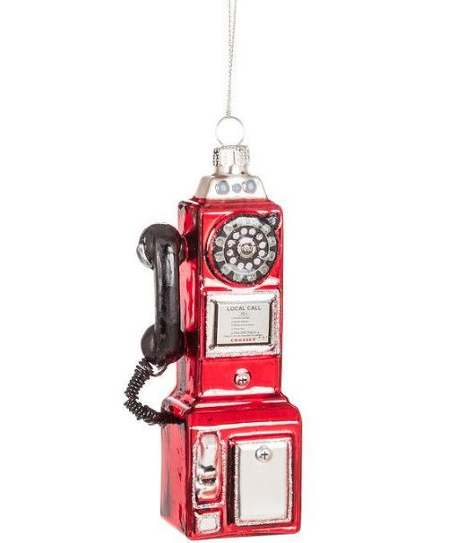 Wall Telephone Ornament