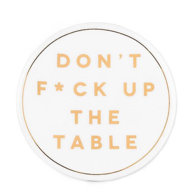 Fuck Up Table Coaster