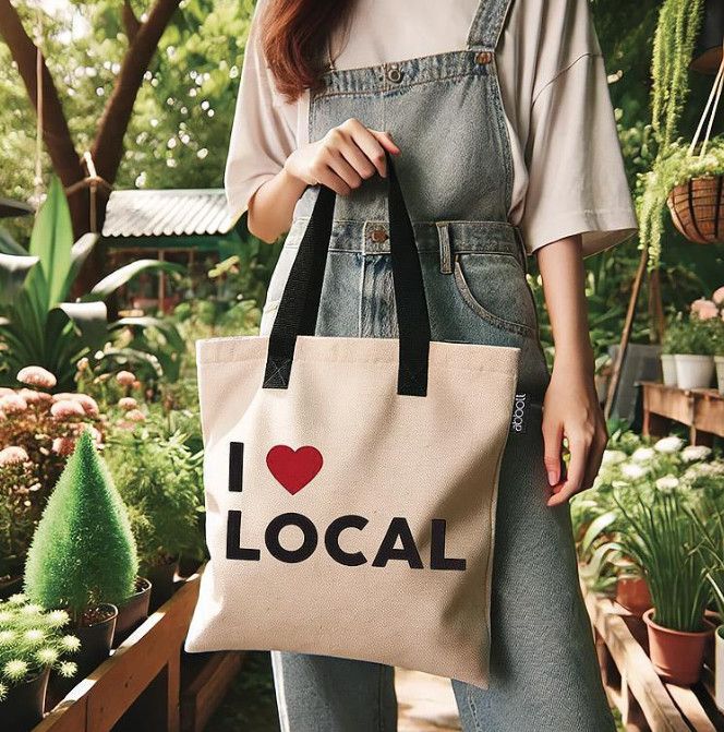 I Love Local Tote Bag