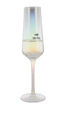 Mrs. 8 oz. Glass Toasting Flute