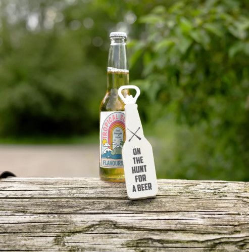 Hunting 7&quot; Bottle Opener Magnet