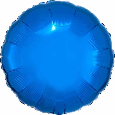 Metallic Blue Round Mylar 18&quot;Balloon