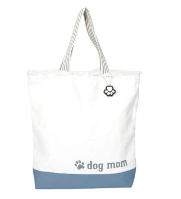 Dog Mom Canvas Tote Bag