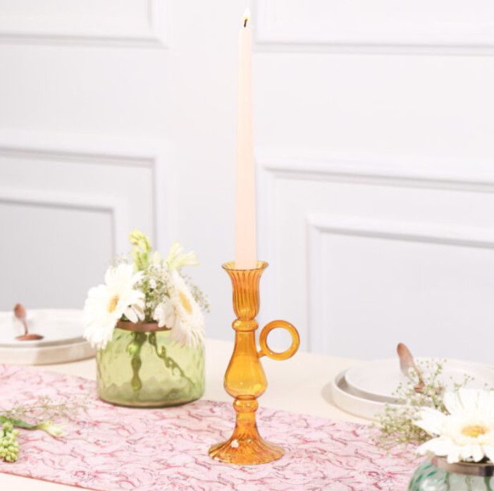 Vera Candleholder - Yellow