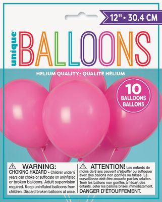 12&quot; Latex Balloons 10ct - Bubblegum Pink