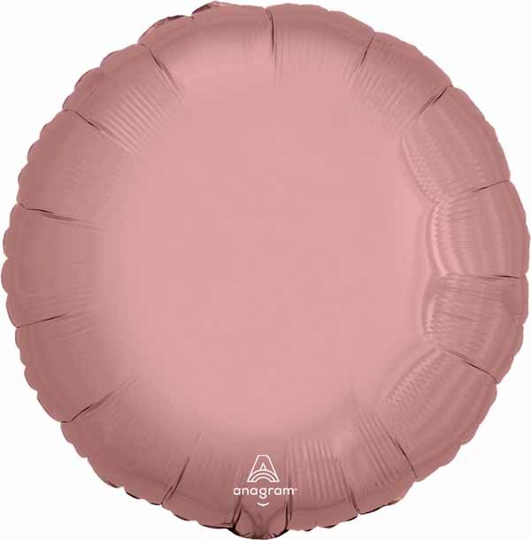18&quot; Round Rose Gold