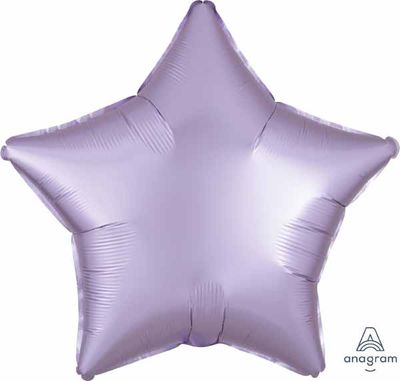 18&quot; Star Pastel Lilac Satin Luxe