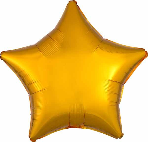 18&quot; Star Metallic Gold
