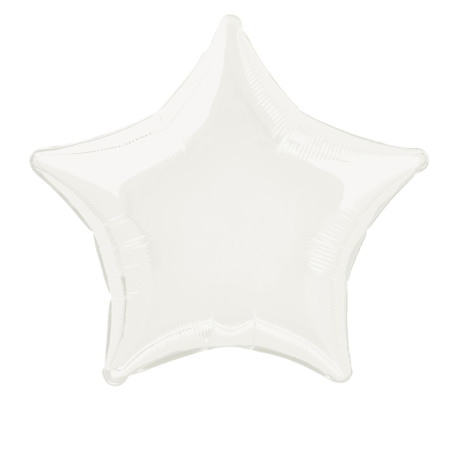 White Star Foil Balloon 20&quot;