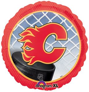 18&quot; NHL Hockey Calgary Flames Mylar Balloon