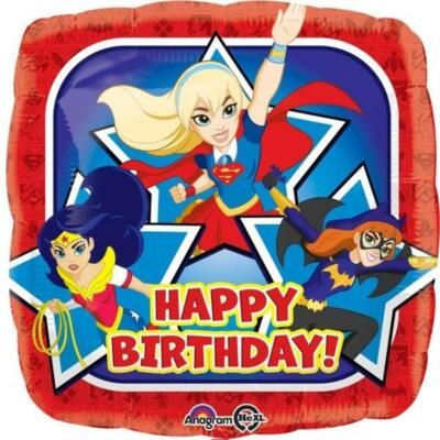 DC Super Hero Girls 18” Square Mylar