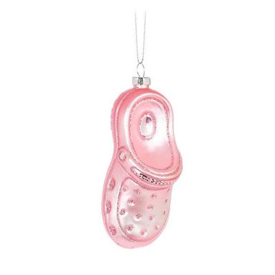 Pink Crocs Shoe Ornament