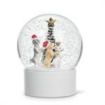 Dancing Dog Snow Globe