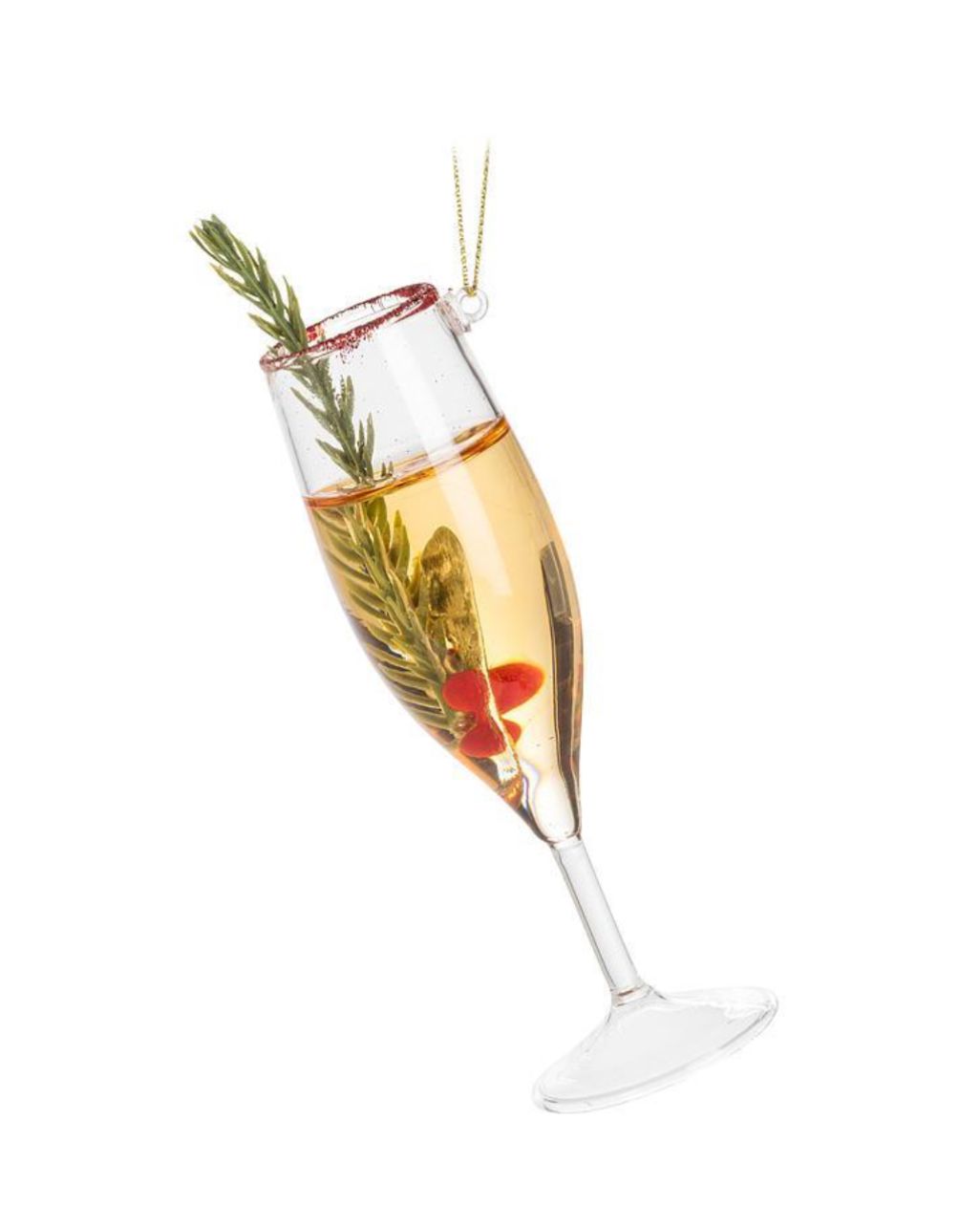 Holiday Champagne Ornament