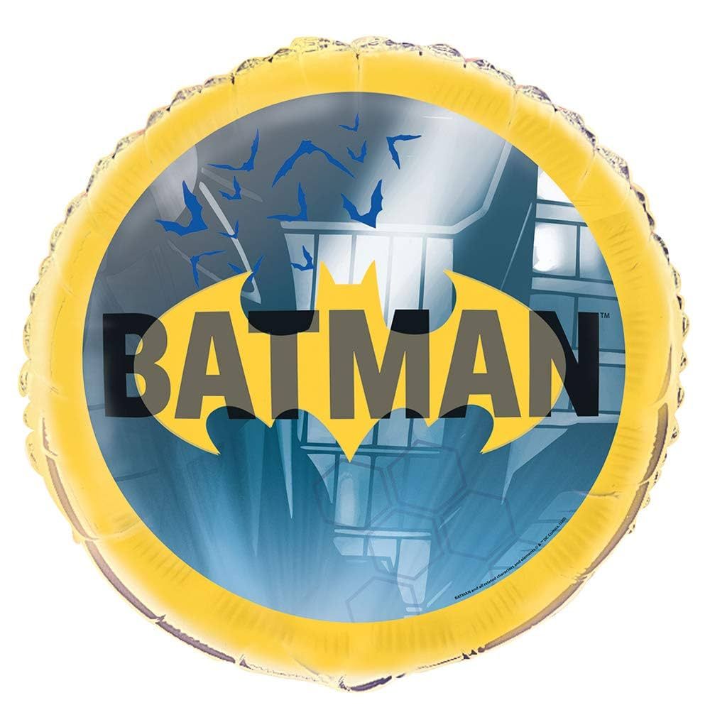 Batman Round Foil Balloon 18"  Packaged