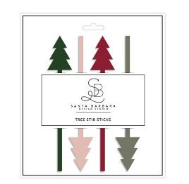 Tree Stir Sticks, 4ct