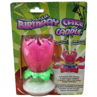 Spinning Birthday Candle