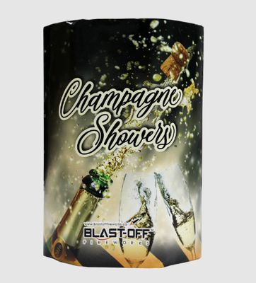 Champagne Showers Fireworks Cake