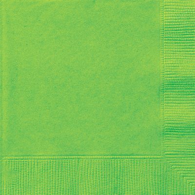 Lime Green Beverage Napkins 50ct Lime Green Beverage Napkins 50ct