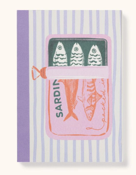 Sardine Snack Artisan Notebook