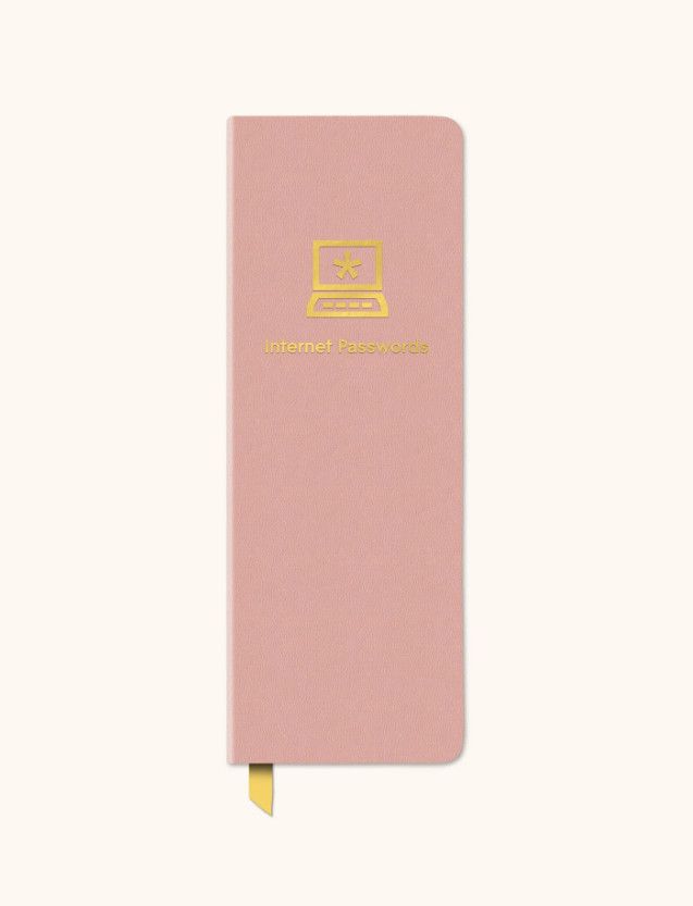Pink Password Jotter Journal