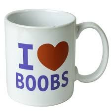 “I Heart Boobs” Mug