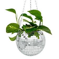 Disco Ball Plant Hanger, 8"