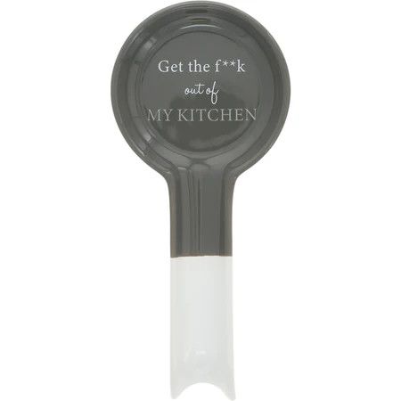 “Out of My Kitchen” Spoon Rest