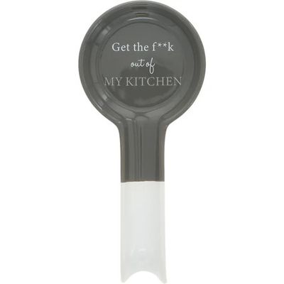 “Out of My Kitchen” Spoon Rest