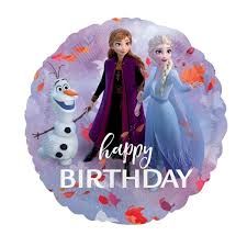 “Happy Birthday” Frozen 18” Foil
