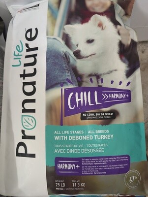 Pronature Life Chill Harmony+ 25# Dog Food