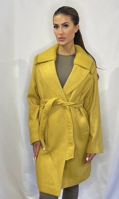 Hot yellow coat